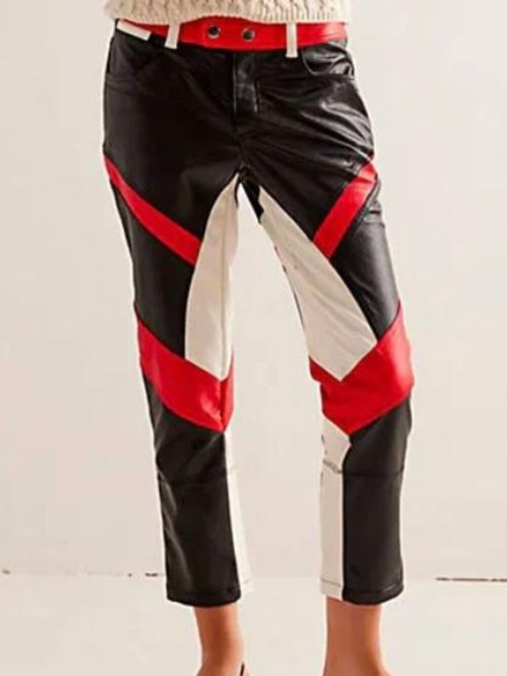Free People Vegan Moto pants